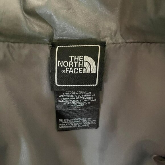 Grey The North Face Puffer Jacket - Picture 4 of 5